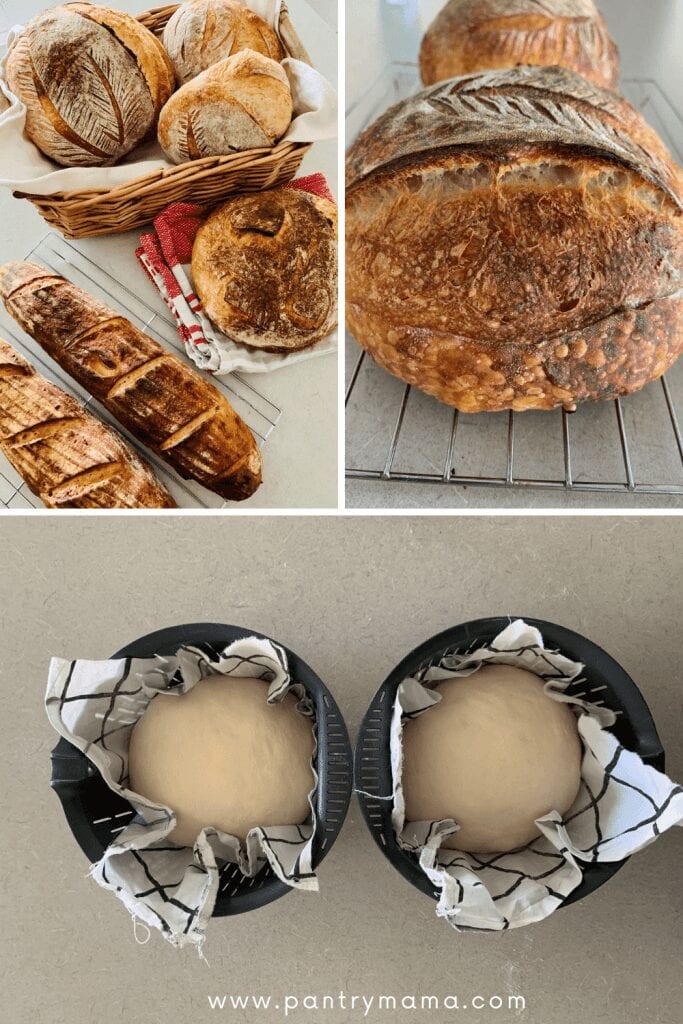 Use Thermomix baskets as bannetons for sourdough bread proofing