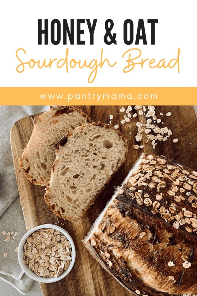 Honey and Oat Sourdough Bread