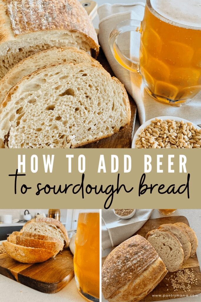 Beer sourdough recipe - how to add beer to sourdough bread