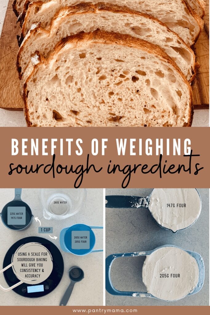 Benefits of weighing sourdough ingredients