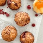 Sourdough Raspberry Muffins