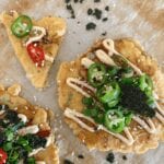 Japanese Okonomiyaki Savory Pancakes with Sourdough