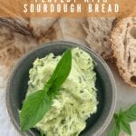 Whipped herb butter - the perfect condiment for sourdough bread