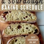 How to create a sourdough bread timeline