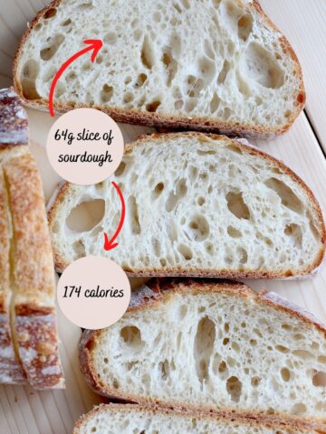 HOW MANY CALORIES IN SOURDOUGH BREAD
