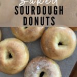 Baked Sourdough Donuts - Pinterest Image