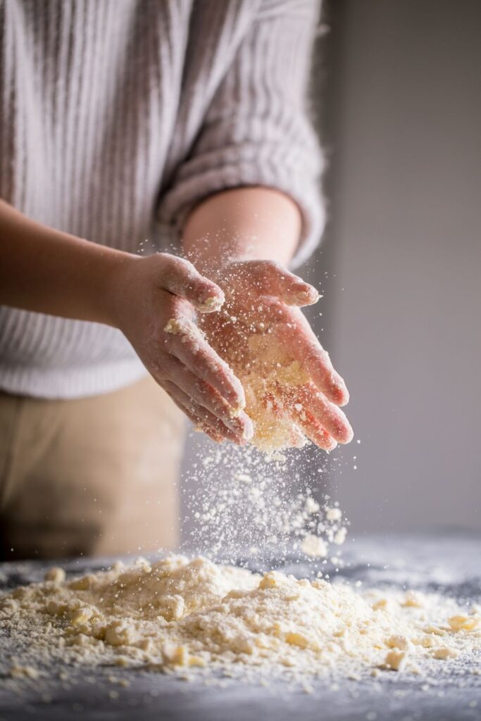 Where does sourdough yeast come from? A considerable amount of yeast can be found on baker's own hands.