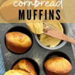 Sourdough Cornbread Muffins - Pinterest Image