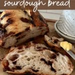 Chocolate Chip Sourdough Bread - Pinterest Image