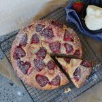 Sourdough strawberry cake - recipe feature image